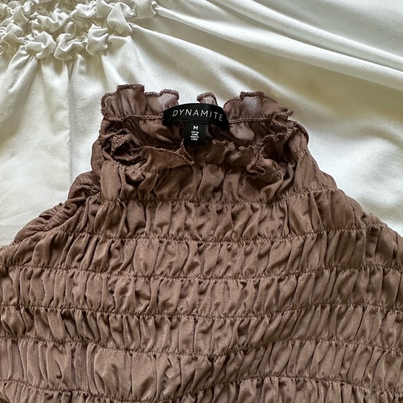 Dynamite Chiffon Long Sleeve Top - Picture 3 of 3